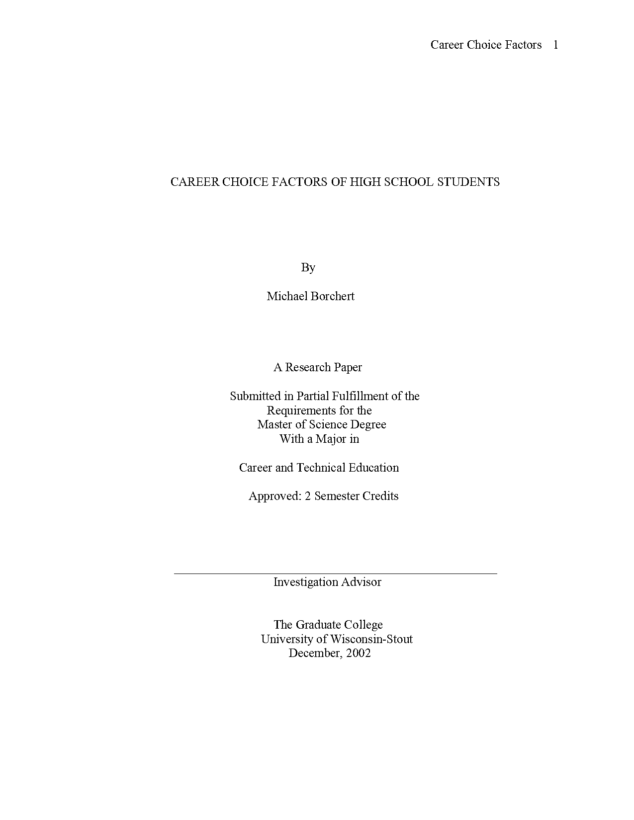 journal of career planning and employment resume factors ranked highest